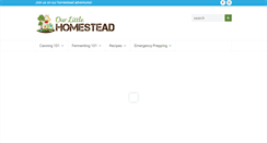 Desktop Screenshot of ourlittlehomestead.org