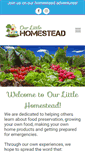 Mobile Screenshot of ourlittlehomestead.org